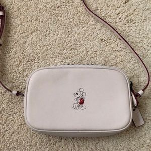 White Coach x Disney Mickey Mouse crossbody bag